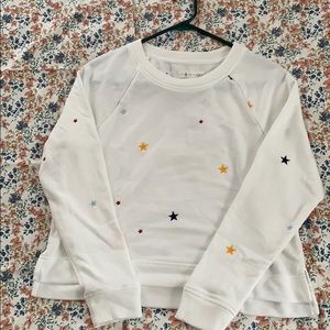 NWT Lou and Grey for Loft -  Star sweatshirt Small